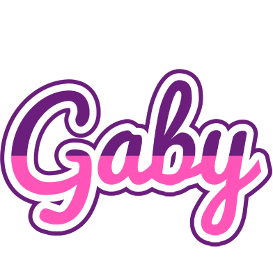 Gaby cheerful logo