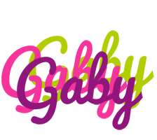 Gaby flowers logo