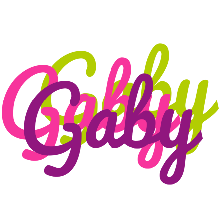 Gaby flowers logo