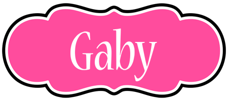 Gaby invitation logo