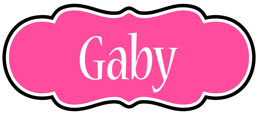 Gaby invitation logo