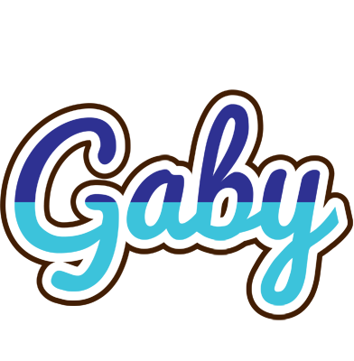 Gaby raining logo