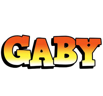 Gaby sunset logo