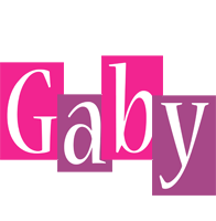 Gaby whine logo