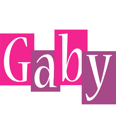Gaby whine logo
