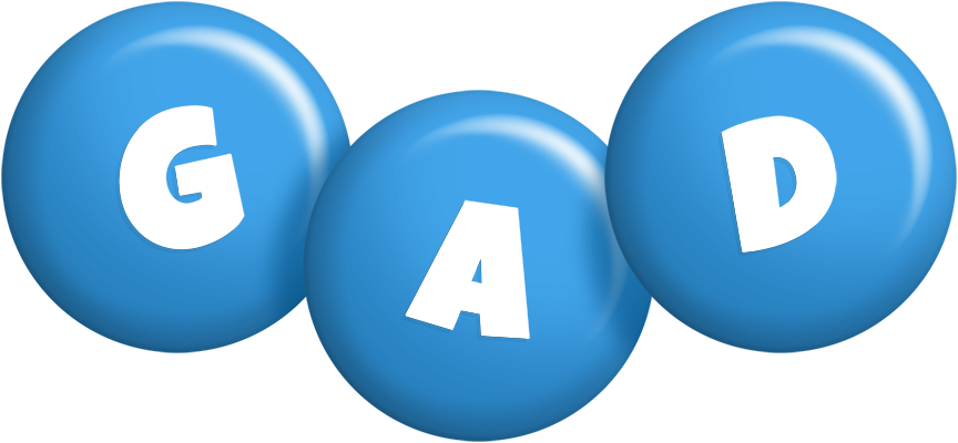 Gad candy-blue logo