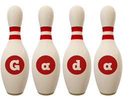 Gada bowling-pin logo