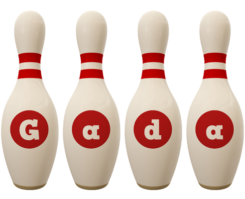Gada bowling-pin logo
