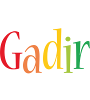 Gadir birthday logo