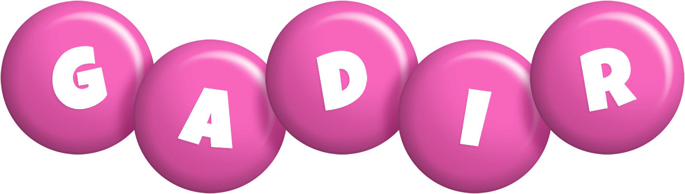 Gadir candy-pink logo