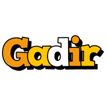 Gadir cartoon logo