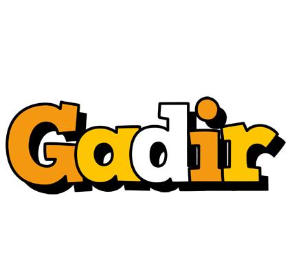 Gadir cartoon logo