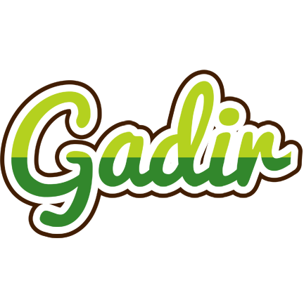 Gadir golfing logo