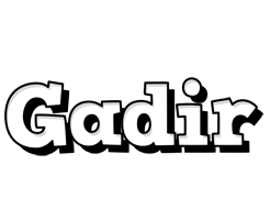 Gadir snowing logo