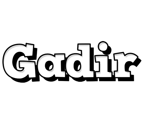 Gadir snowing logo