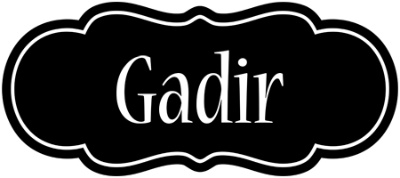 Gadir welcome logo