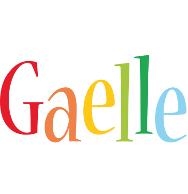 Gaelle birthday logo