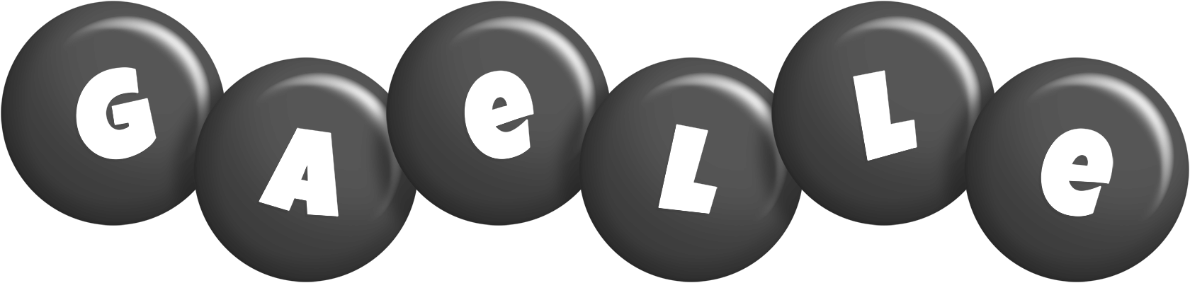 Gaelle candy-black logo