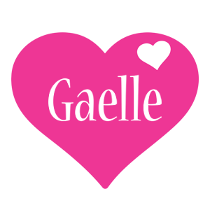 Gaelle love-heart logo