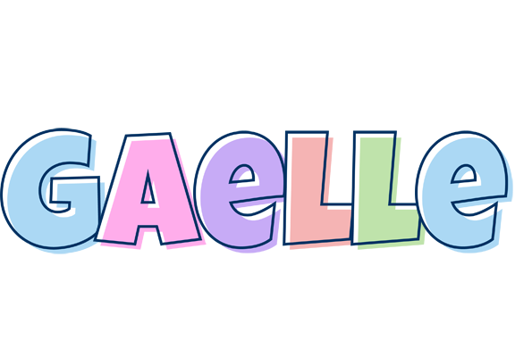Gaelle pastel logo