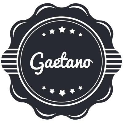 Gaetano badge logo
