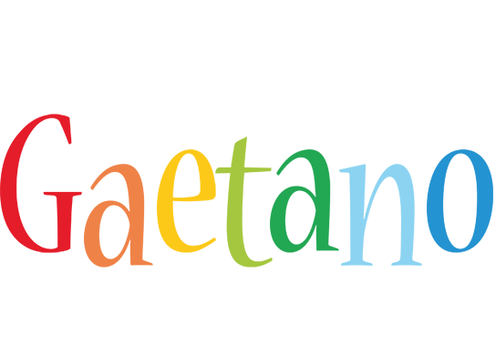 Gaetano birthday logo
