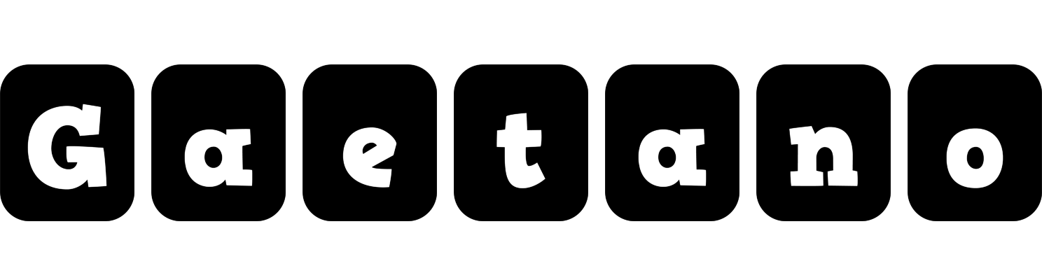 Gaetano box logo