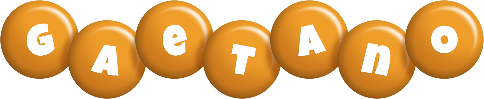 Gaetano candy-orange logo