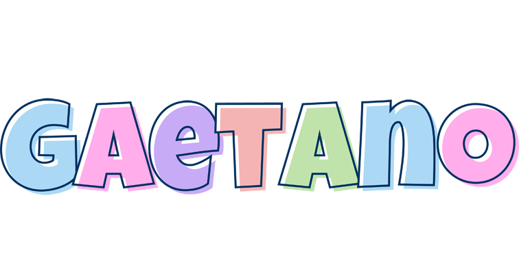 Gaetano pastel logo