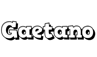 Gaetano snowing logo