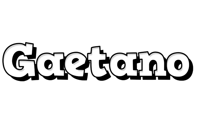 Gaetano snowing logo
