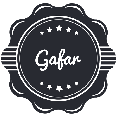 Gafar badge logo