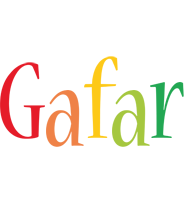 Gafar birthday logo