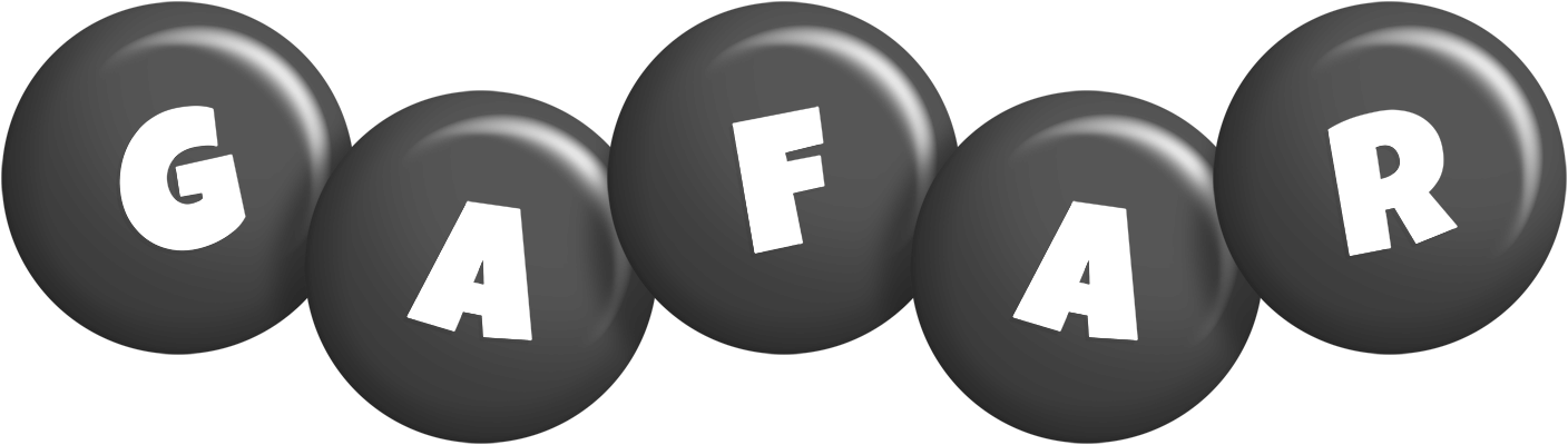 Gafar candy-black logo