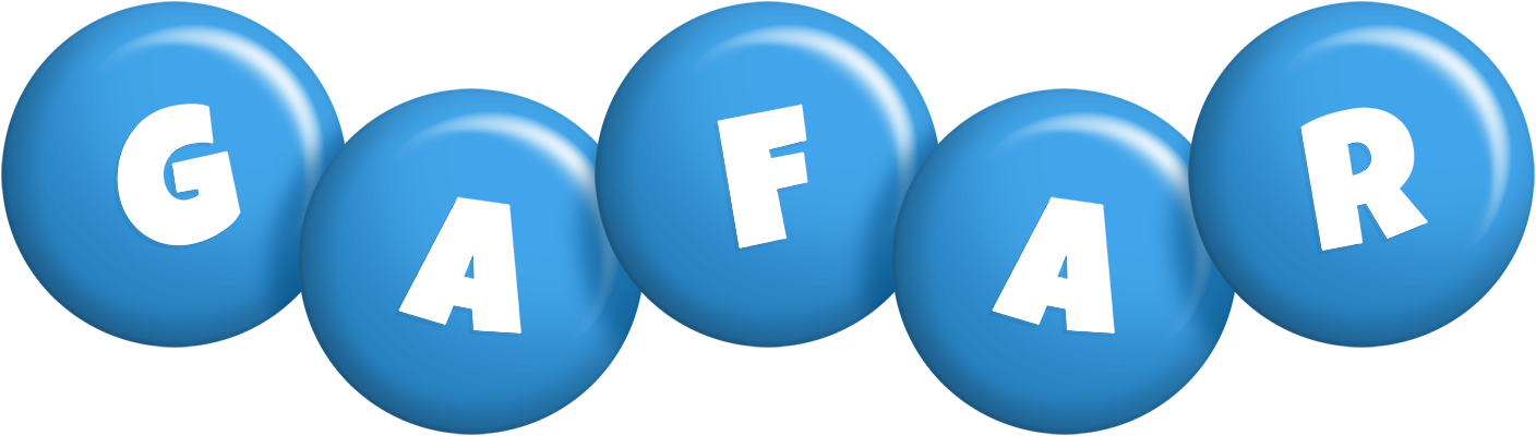 Gafar candy-blue logo
