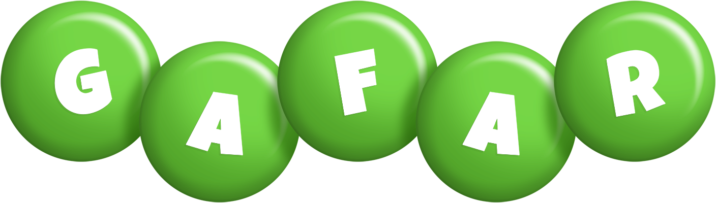 Gafar candy-green logo