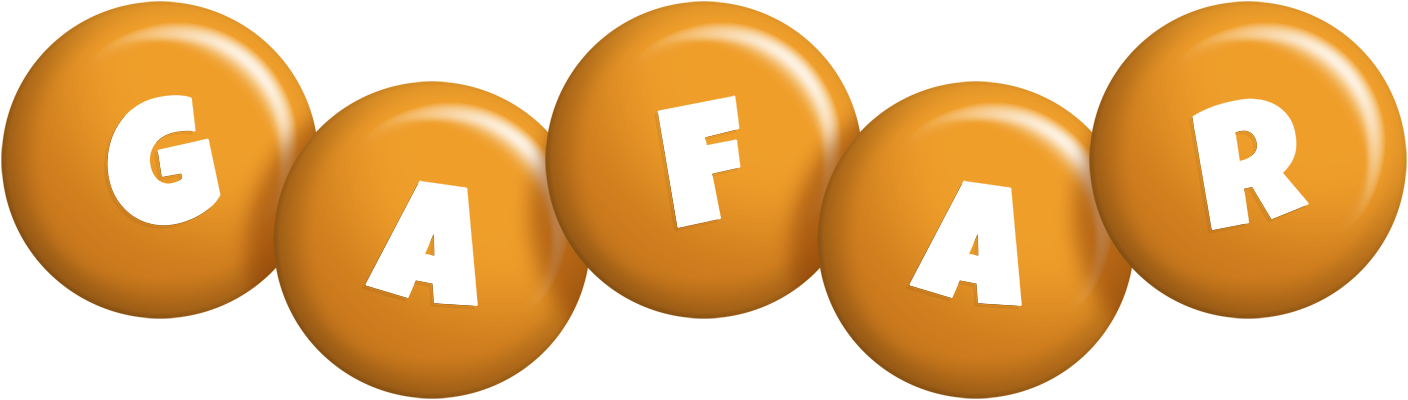 Gafar candy-orange logo