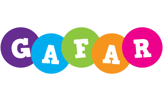 Gafar happy logo