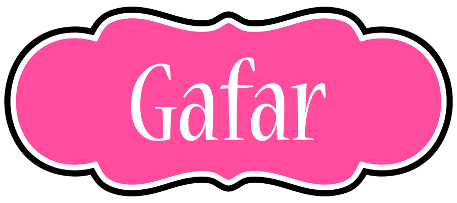 Gafar invitation logo