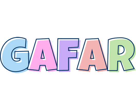 Gafar pastel logo