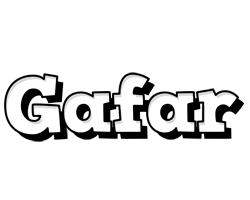 Gafar snowing logo