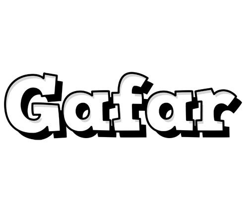 Gafar snowing logo