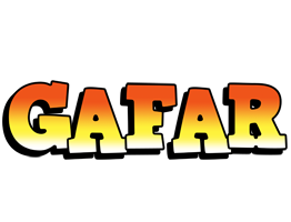 Gafar sunset logo