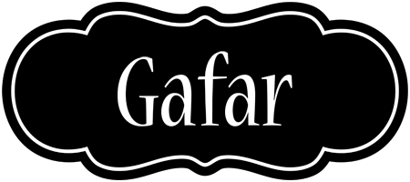 Gafar welcome logo