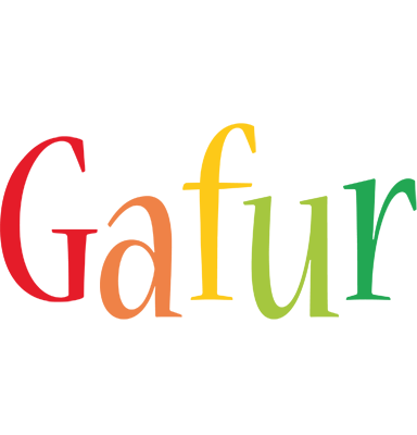 Gafur birthday logo