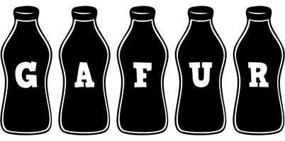 Gafur bottle logo