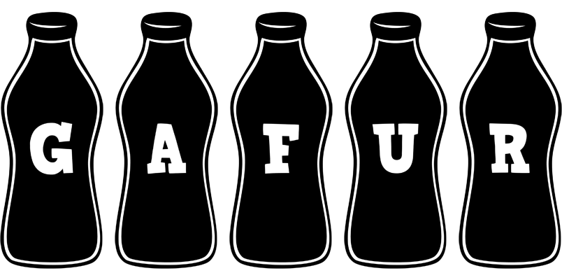 Gafur bottle logo