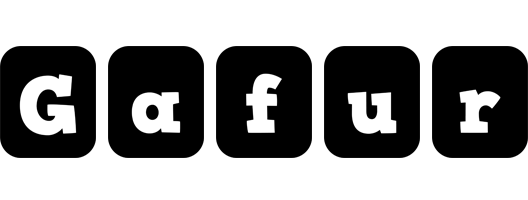 Gafur box logo