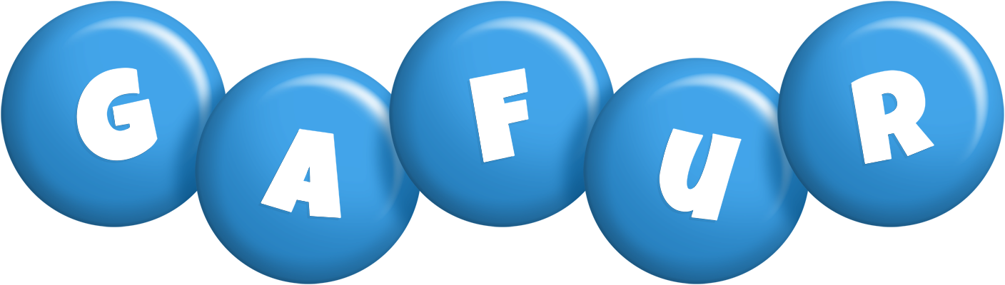 Gafur candy-blue logo