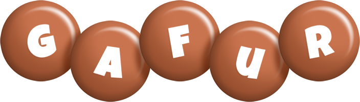 Gafur candy-brown logo